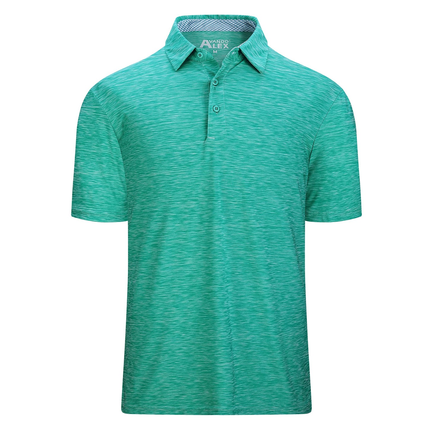 HOTAlex Vando Mens Golf Shirt Moisture Wicking Quick-Dry Short Sleeve Polo | UPF40,Soft & stretch,Sweat resistant,Multi-scene sports & office apparel