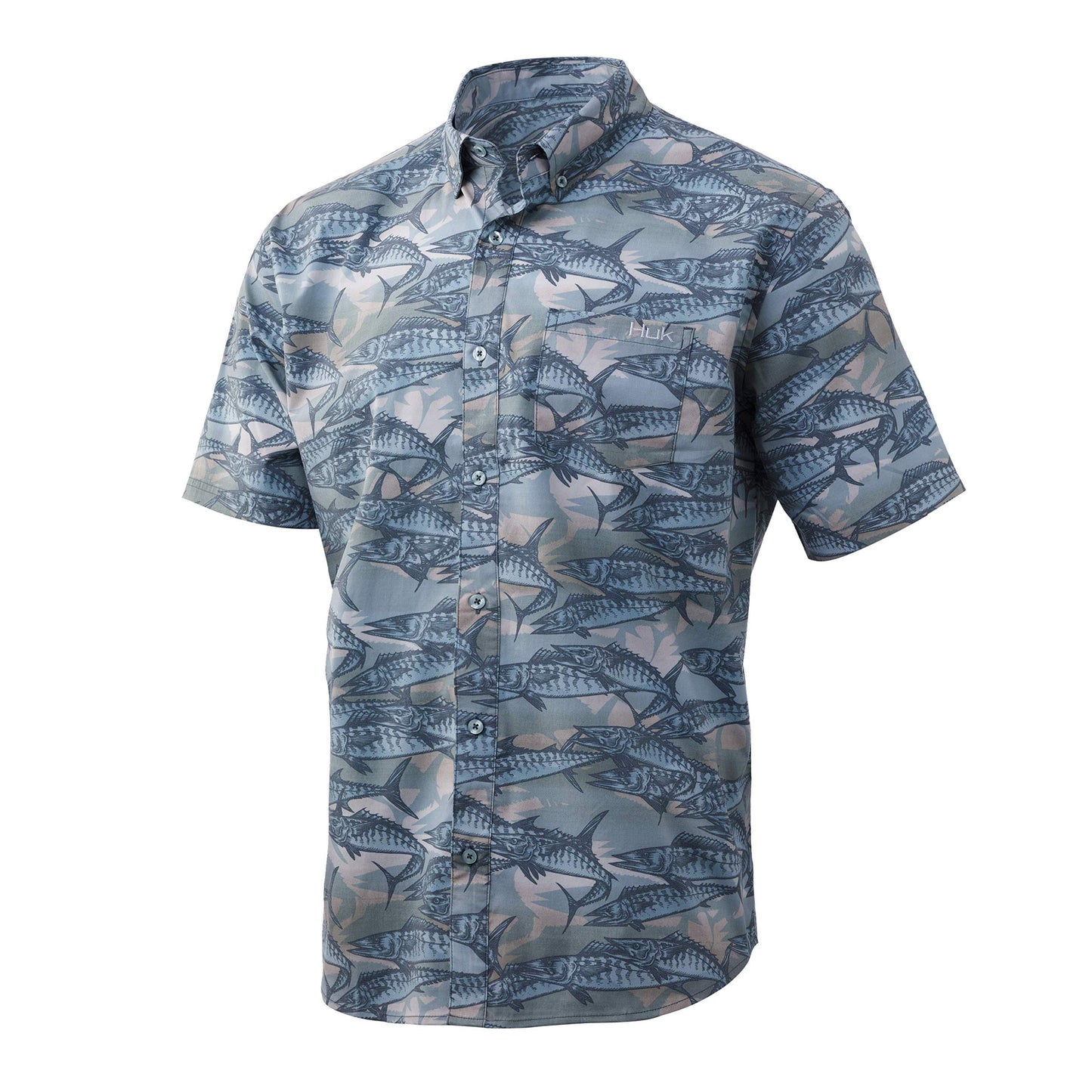 HOTHUK Mens Kona Short Sleeve Shirt | Performance Button Down