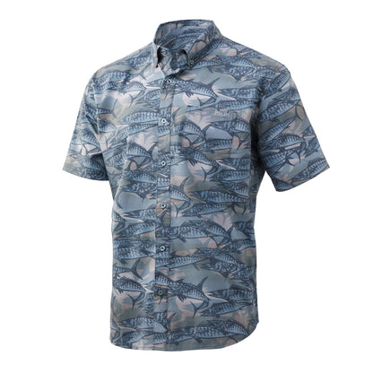 HOTHUK Mens Kona Short Sleeve Shirt | Performance Button Down