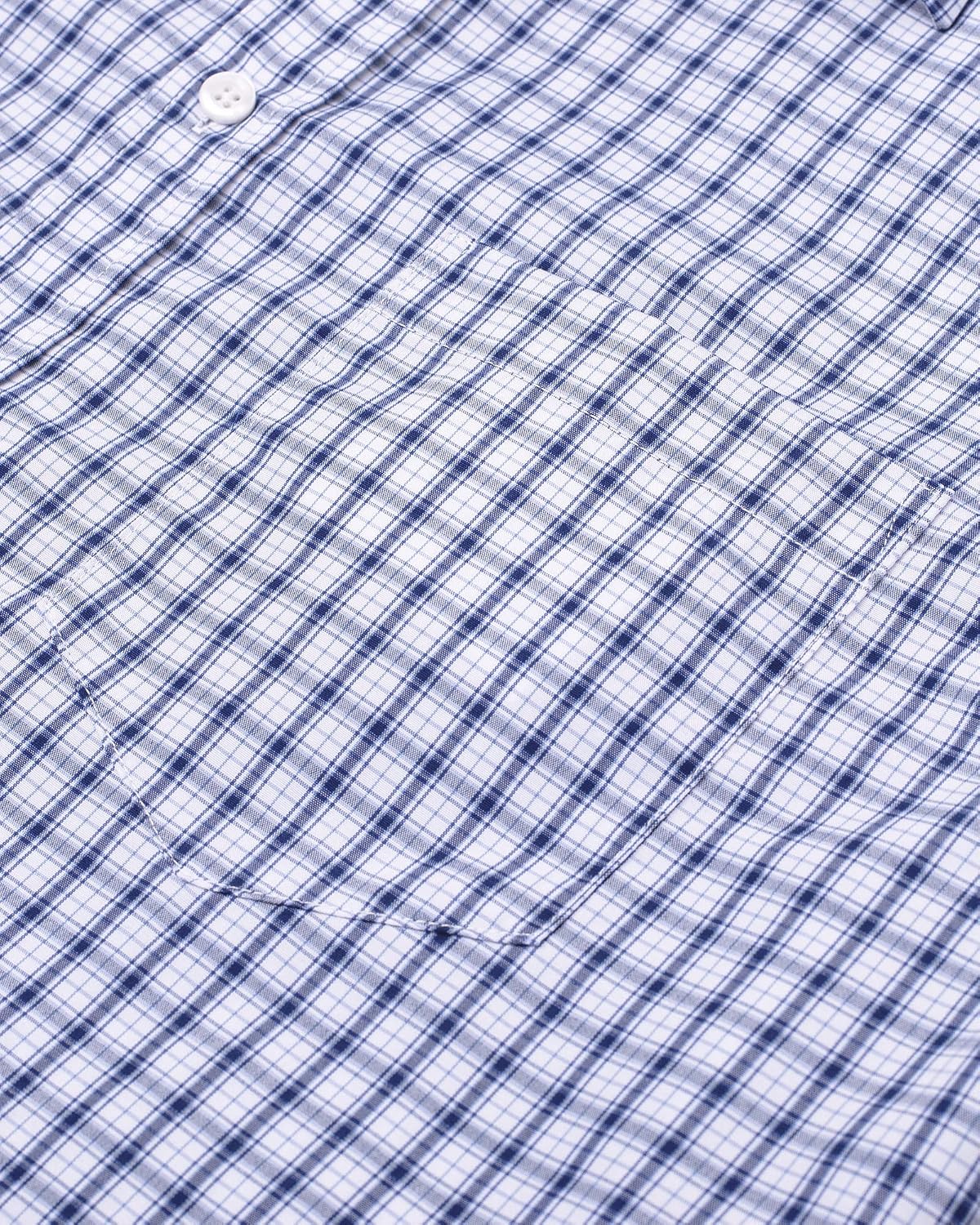 HOTAlimens & Gentle Men's Plaid Button Down Shirts Cotton Long Sleeve Dress Shirts Regular Fit Gingham Shirts