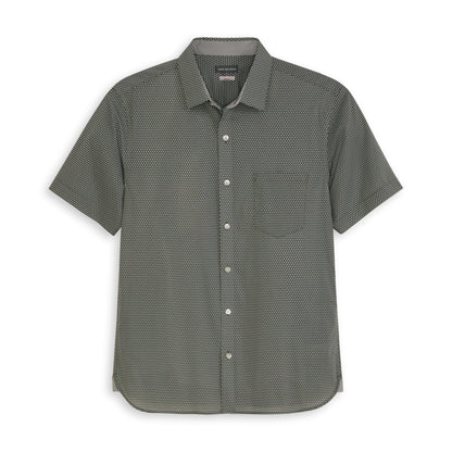 HOTVan Heusen Mens Wrinkle Free Short Sleeve Button Down Check Shirt