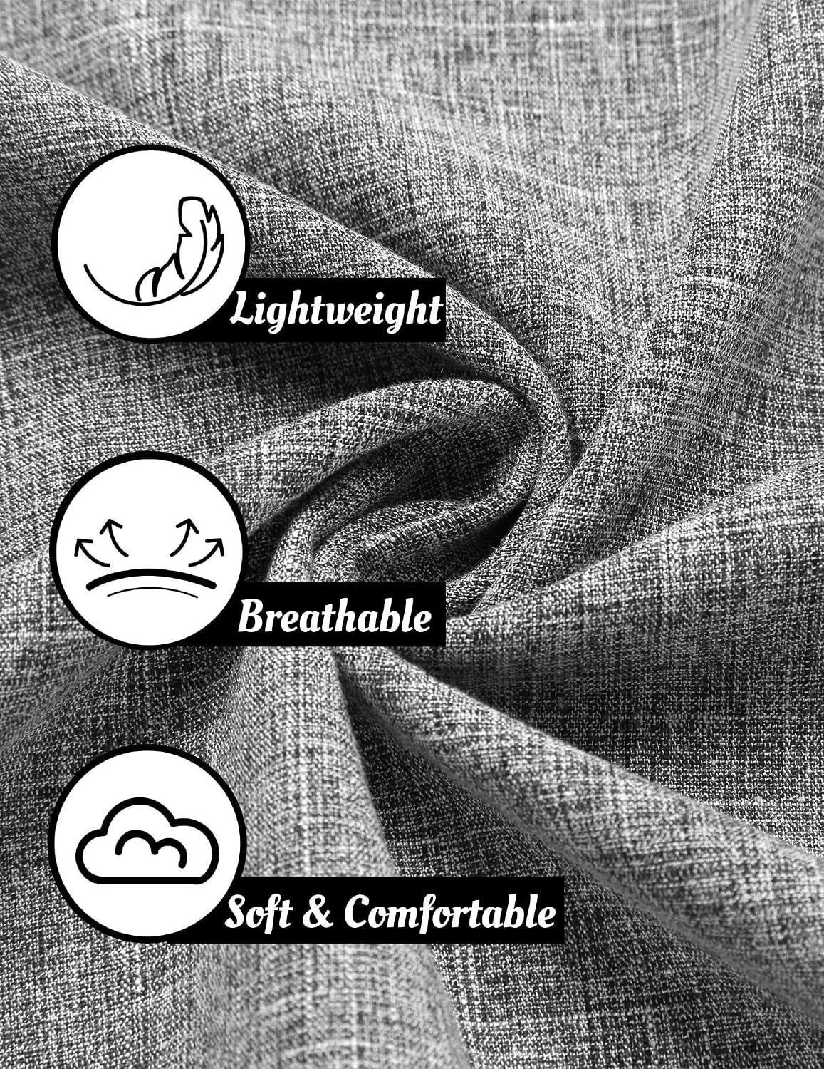HOTCOOFANDY Men's Linen Shirts Short Sleeve Casual Shirts Button Down Shirt for Men Beach Summer Wedding Shirt