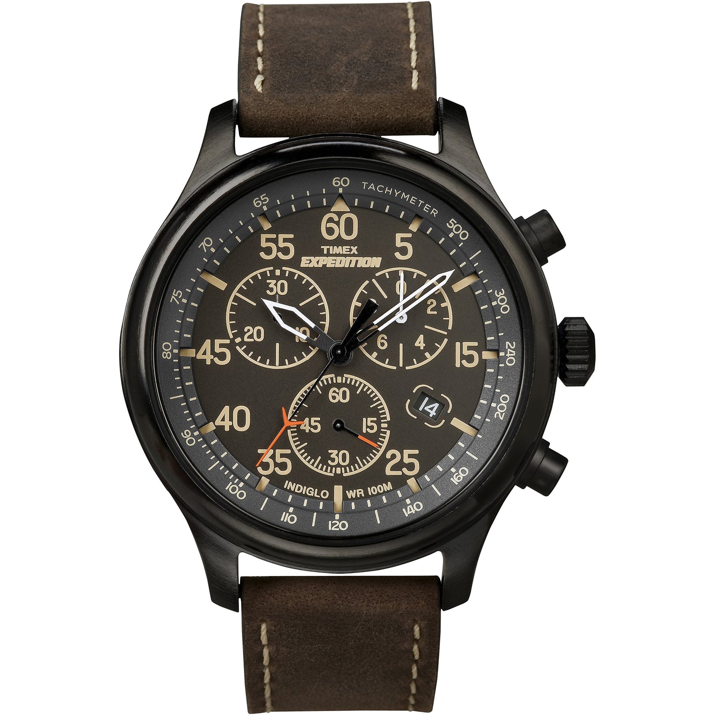 HOTTimex Expedition Field Chronograph 43mm Men’s Analog Watch | INDIGLO Backlight | Durable Comfortable Adjustable Strap | Rugged Outdoor Watch | 100M Water Resistance