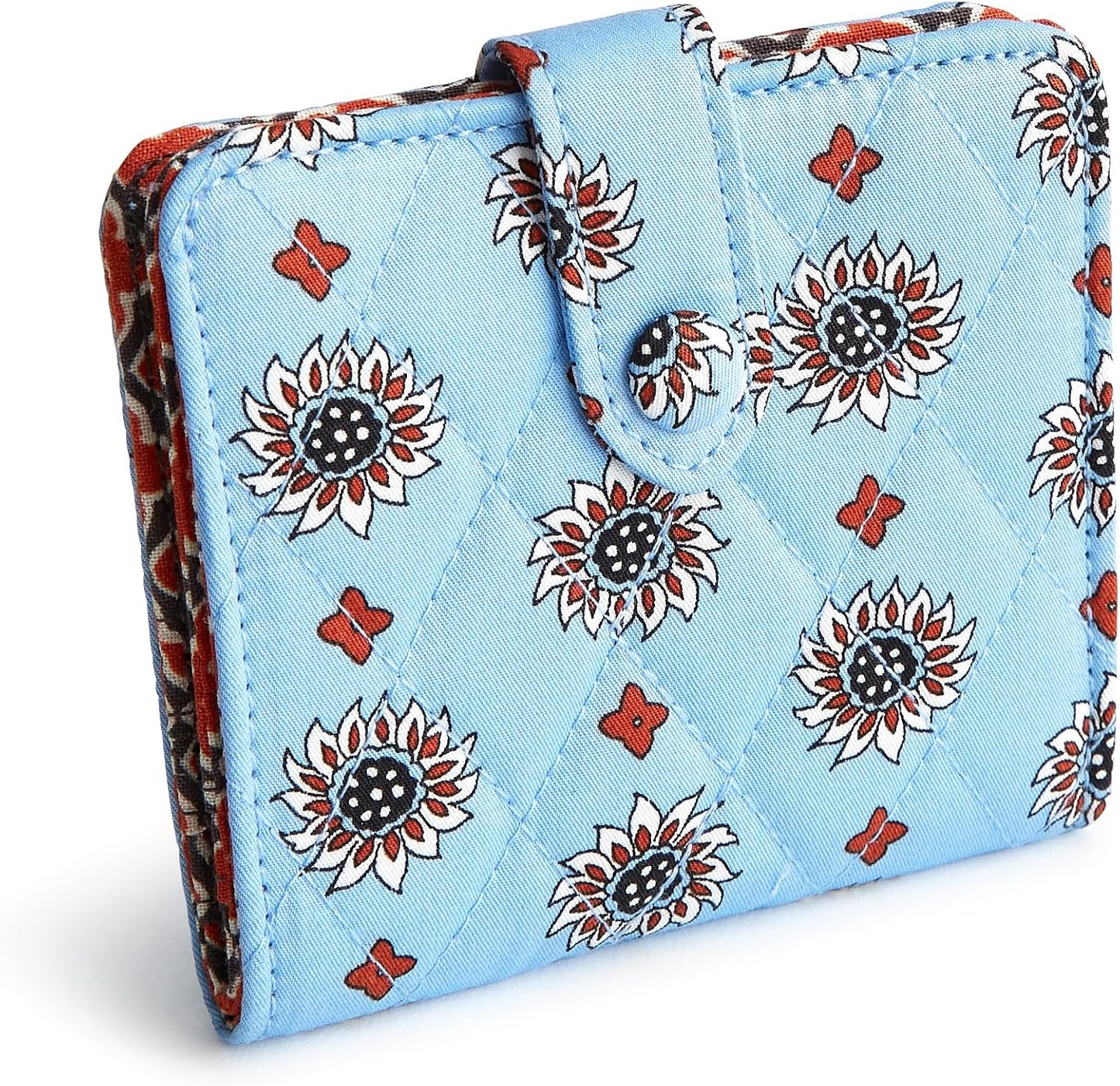 HOTVera Bradley Women's Premium Cotton Small Tab Wallet