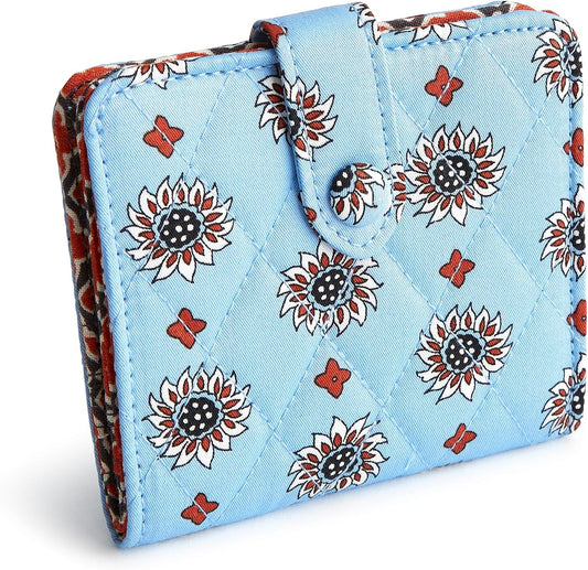 HOTVera Bradley Women's Premium Cotton Small Tab Wallet