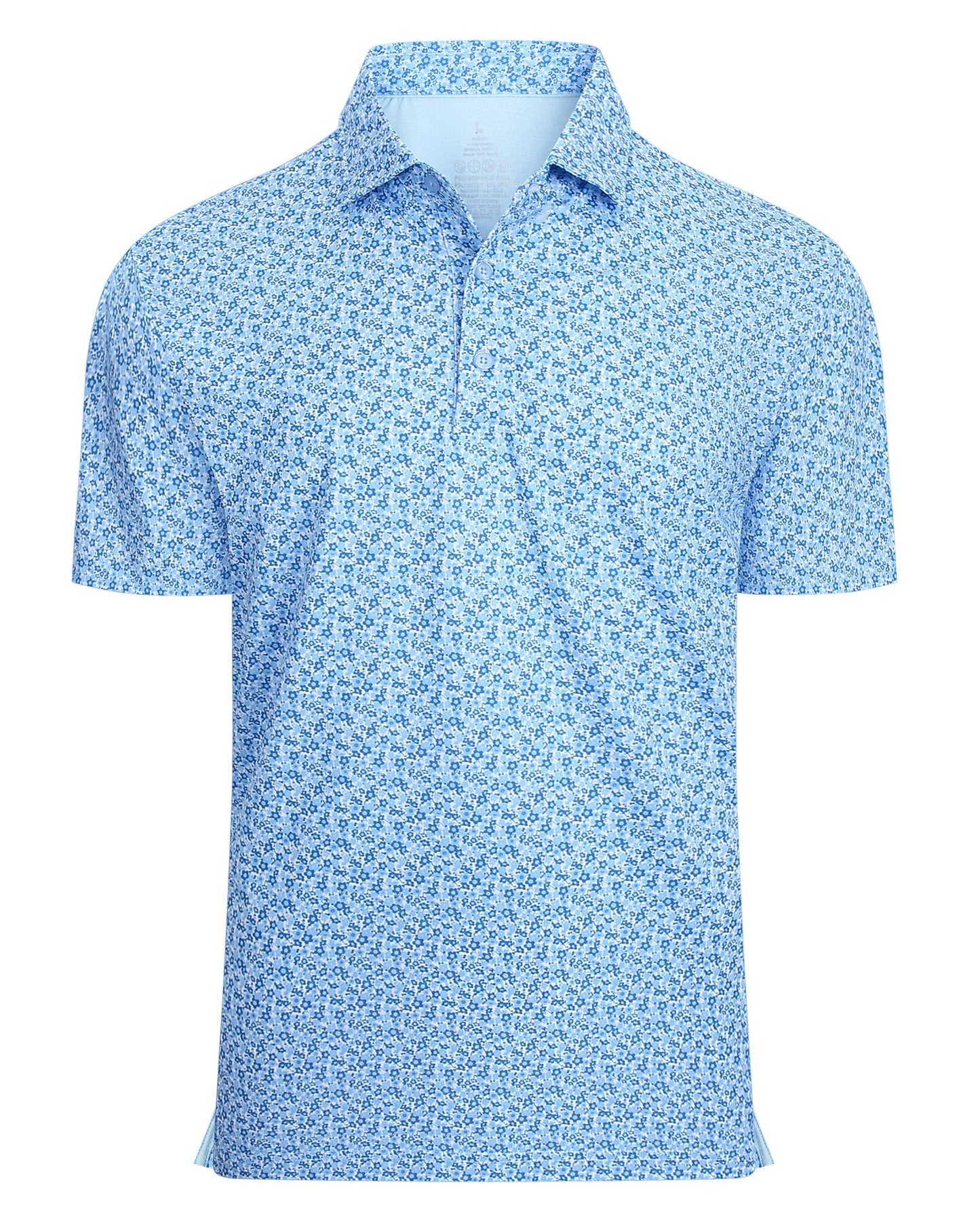 HOTDamipow Premium Golf Shirts for Men Dry Fit Performance Polo Short Sleeve Collared Shirt