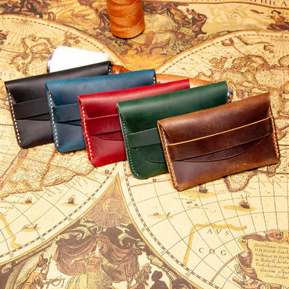 HOTPersonalized Leather Card Holder, Custom Minimalist Cardholder, Credit Card Holder, Slim Card Holder Gift, Credit Card Holder, Small Leather Card Wallet,Business Card Case