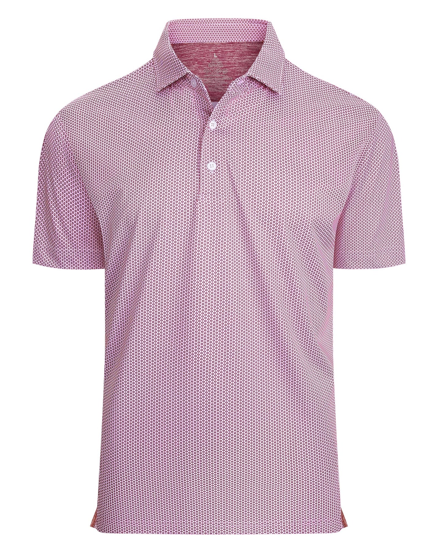 HOTDamipow Premium Golf Shirts for Men Dry Fit Performance Polo Short Sleeve Collared Shirt