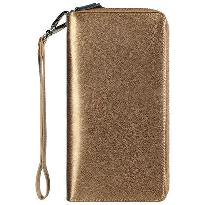 HOTLavemi Small Compact Women Wallet RFID Blocking Genuine Leather Bifold Purse with ID Windows