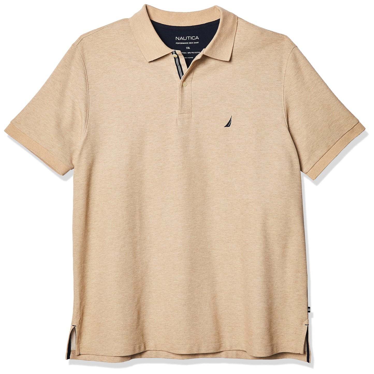 HOTNautica Men's Big and Tall Classic Fit Short Sleeve Solid Performance Deck Polo Shirt | Designed Exclusively for Big & Tall Men