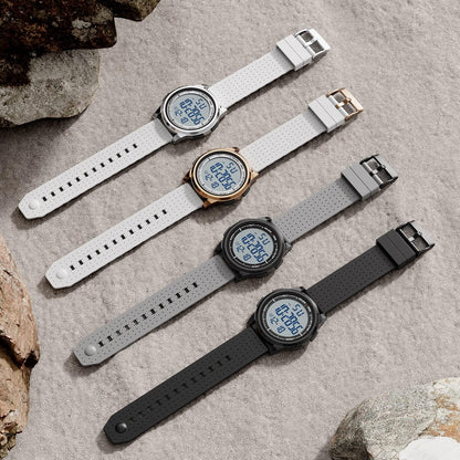 HOTGOLDEN HOUR Ultra-Thin Minimalist Sports Waterproof Digital Watches Men with Wide-Angle Display Rubber Strap Wrist Watch for Men Women