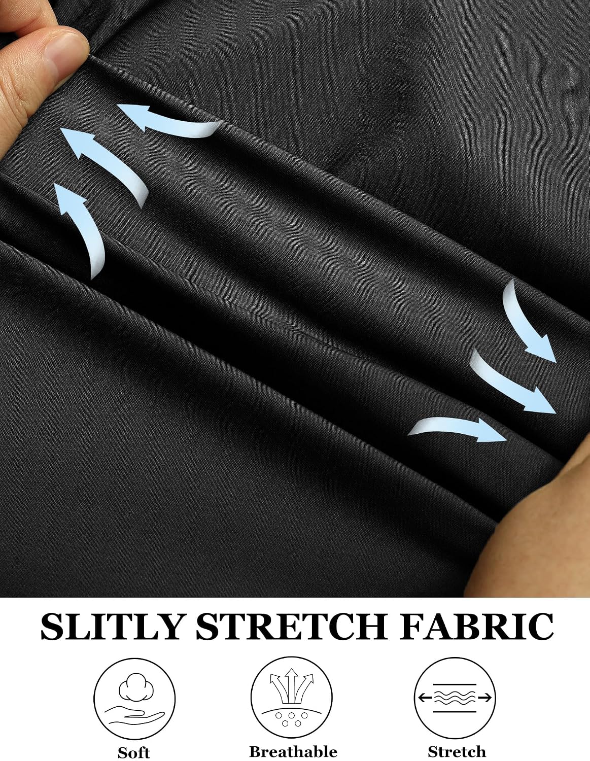 HOTCOOFANDY Muscle Fit Dress Shirts for Men Banded Collar Casual Button Down Shirts