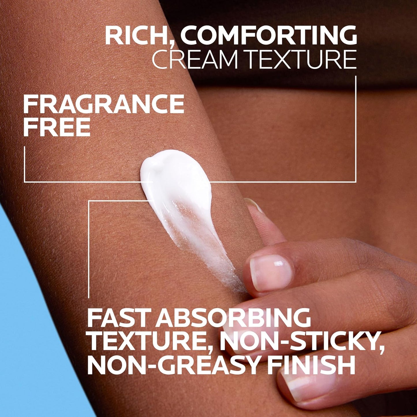 HOTLa Roche-Posay Lipikar AP+Max Triple Repair Moisturizing Body Cream,13.52oz | Face and body lotion for dry skin with shea butter and niacinamide to help moisturize and support the skin barrier.