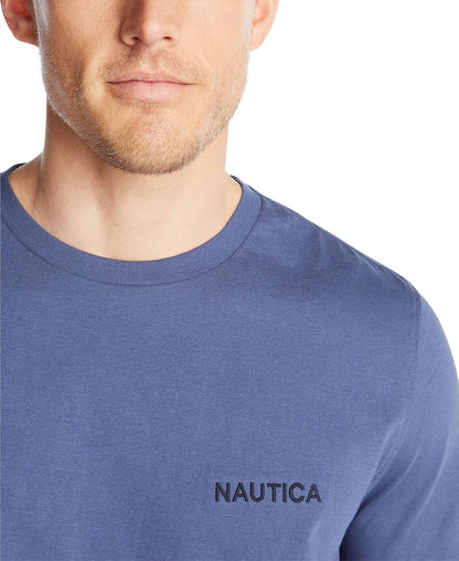 HOTNautica Men's Short Sleeve Solid Crew Neck T-Shirt Shirt
