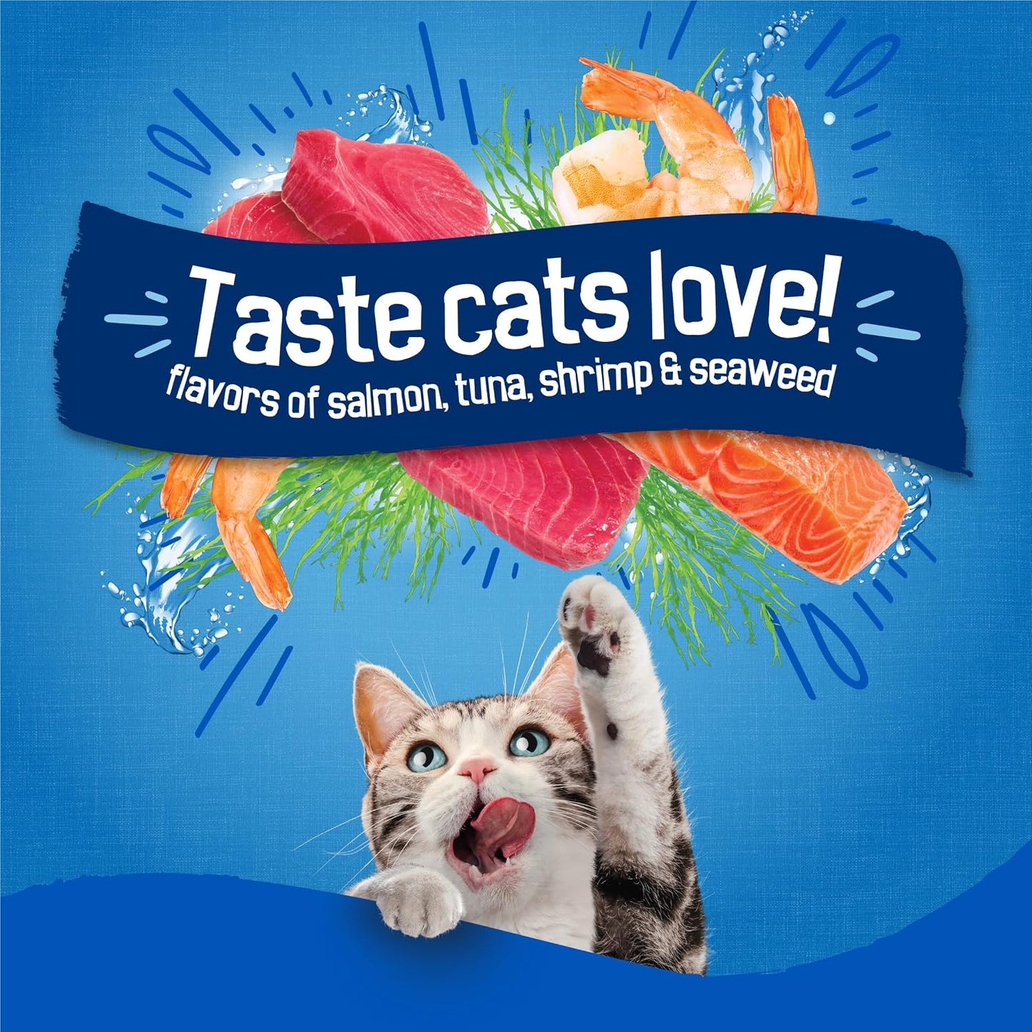 HOTPurina Friskies Dry Cat Food Seafood Sensations With Salmon, Tuna, and Shrimp Flavors - 22 lb. Bag