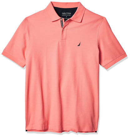 HOTNautica Men's Big and Tall Classic Fit Short Sleeve Solid Performance Deck Polo Shirt | Designed Exclusively for Big & Tall Men