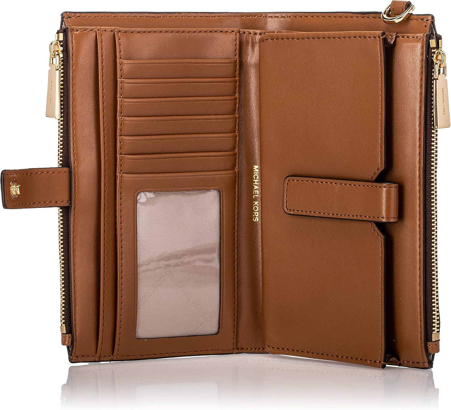 HOTMichael Kors Women's Jet Set Travel Top-zip Tote HandBag, Brown