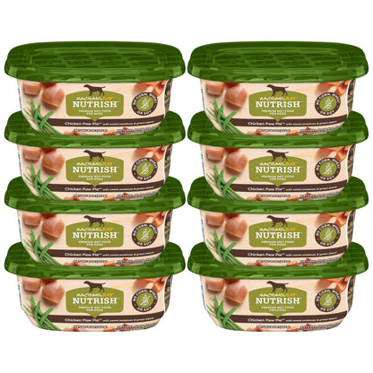 HOTNutrish Savory Favorites Wet Dog Food Variety Pack, 8 oz Tubs (Rachael Ray) | Pack of 6, Includes 3 Delicious Flavors of Chicken Paw Pie, Hearty Beef Stew & Savory Lamb Stew, No Artificial Flavors