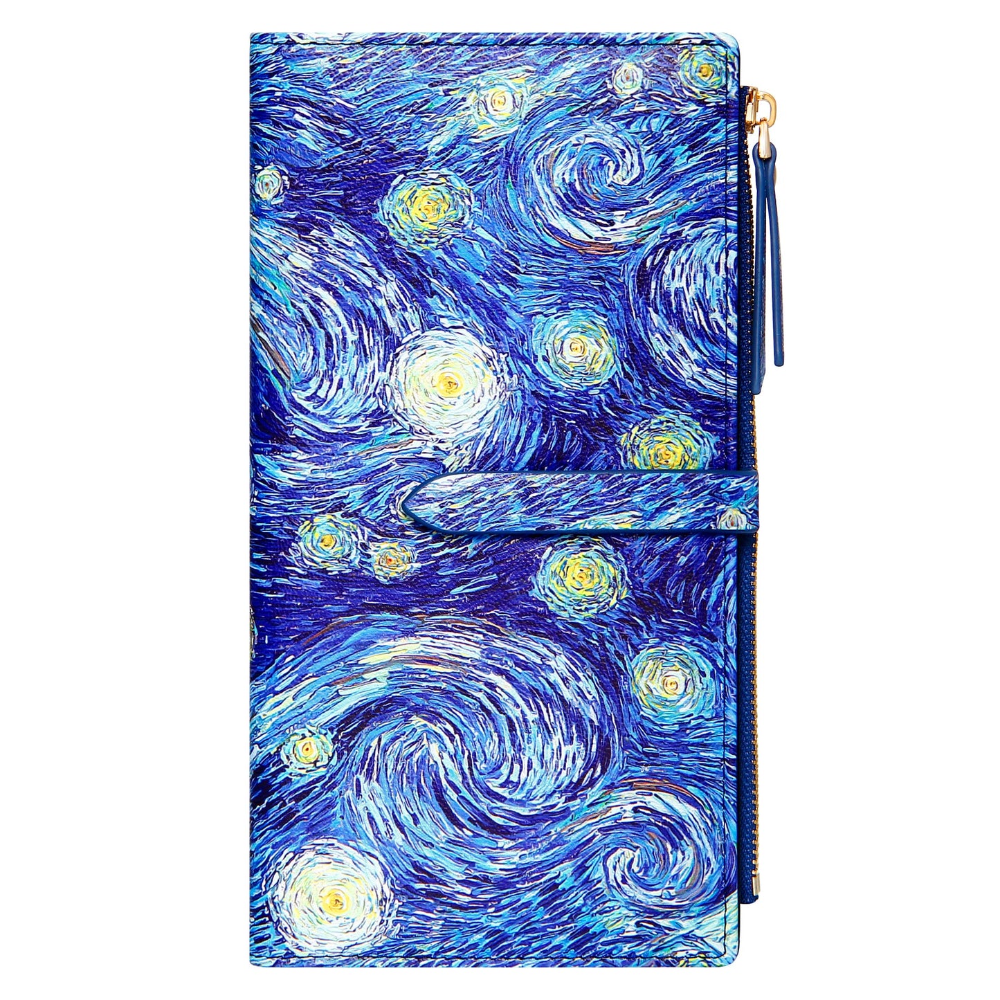 HOTBadiya Ultra Slim Wallet Credit Card Holder Thin Bifold Clutch Wallets with Zipper Pocket for Women