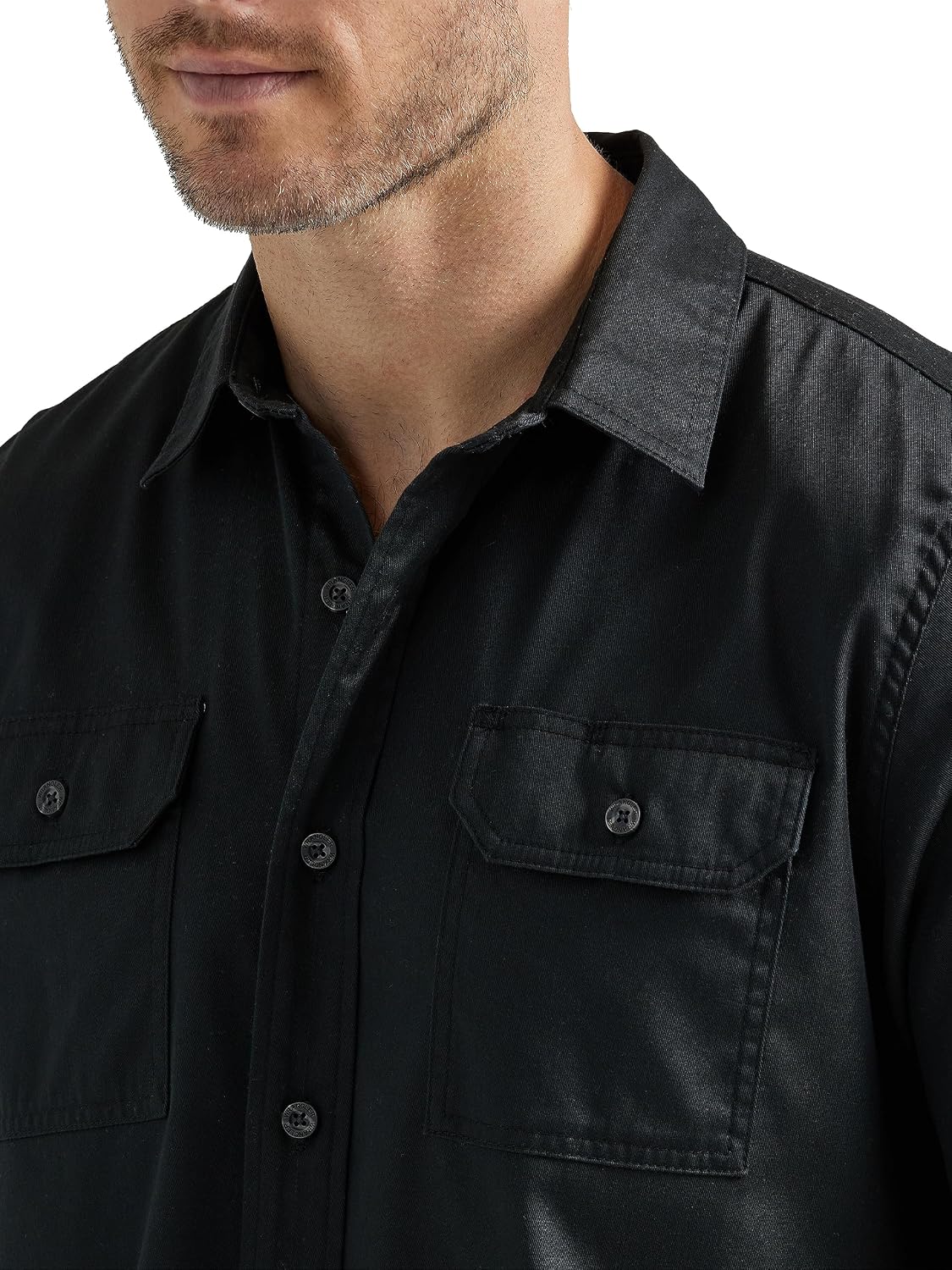 HOTWrangler Authentics Men's Long Sleeve Classic Woven Shirt