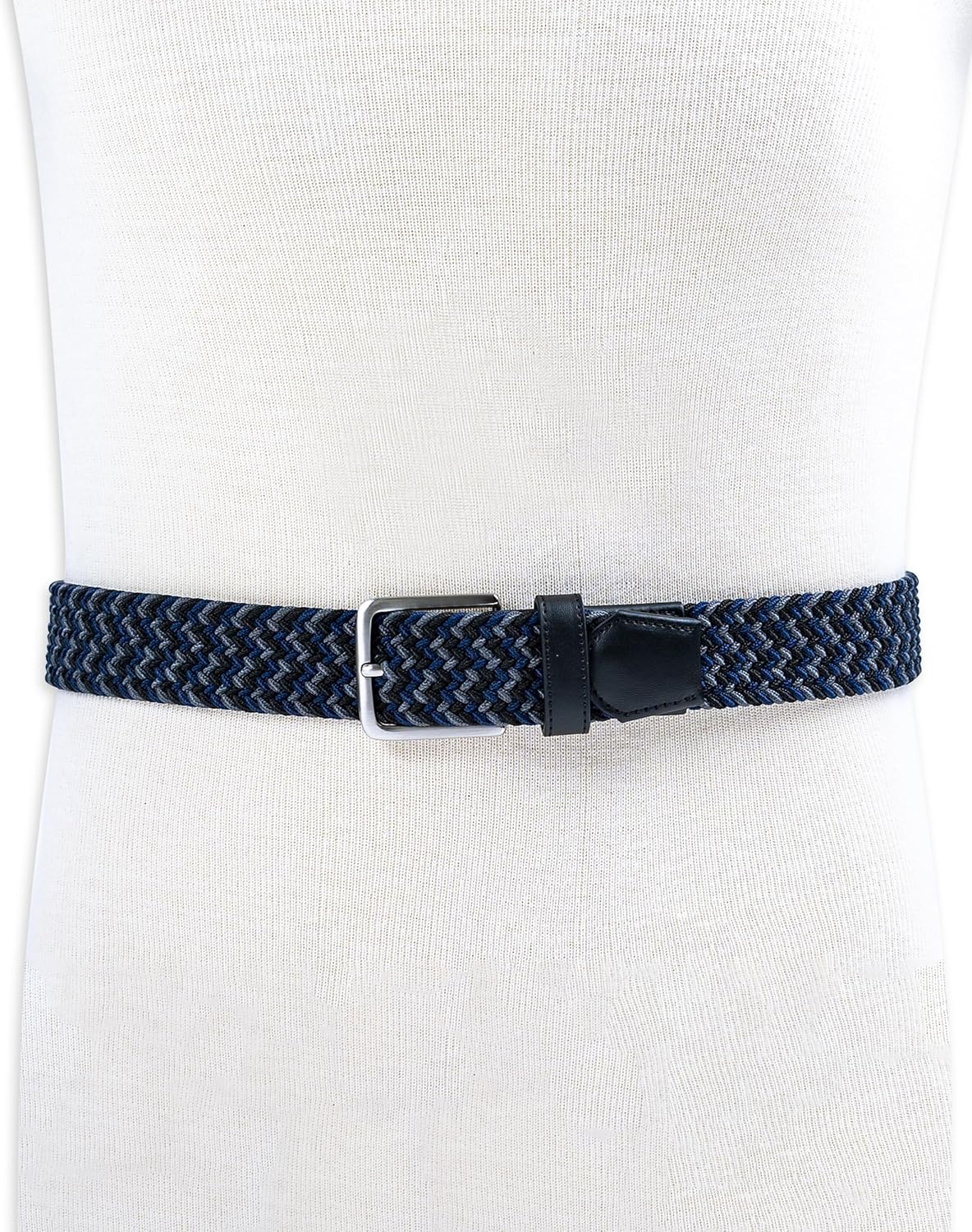 HOTDockers Men's 1 3/8 in. Stretch Fabric Braided Belt