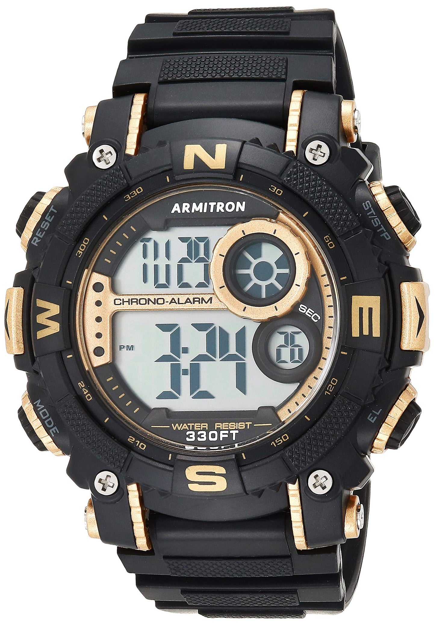 HOTArmitron Sport Men's Digital Chronograph Resin Strap Watch, 40/8284