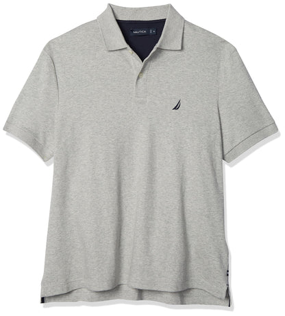 HOTNautica Men's Classic Fit Short Sleeve Dual Tipped Collar Polo Shirt