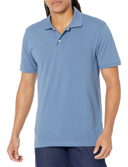 HOTGap Men's Stretch Pique Polo Shirt