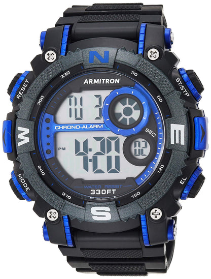 HOTArmitron Sport Men's Digital Chronograph Resin Strap Watch, 40/8284