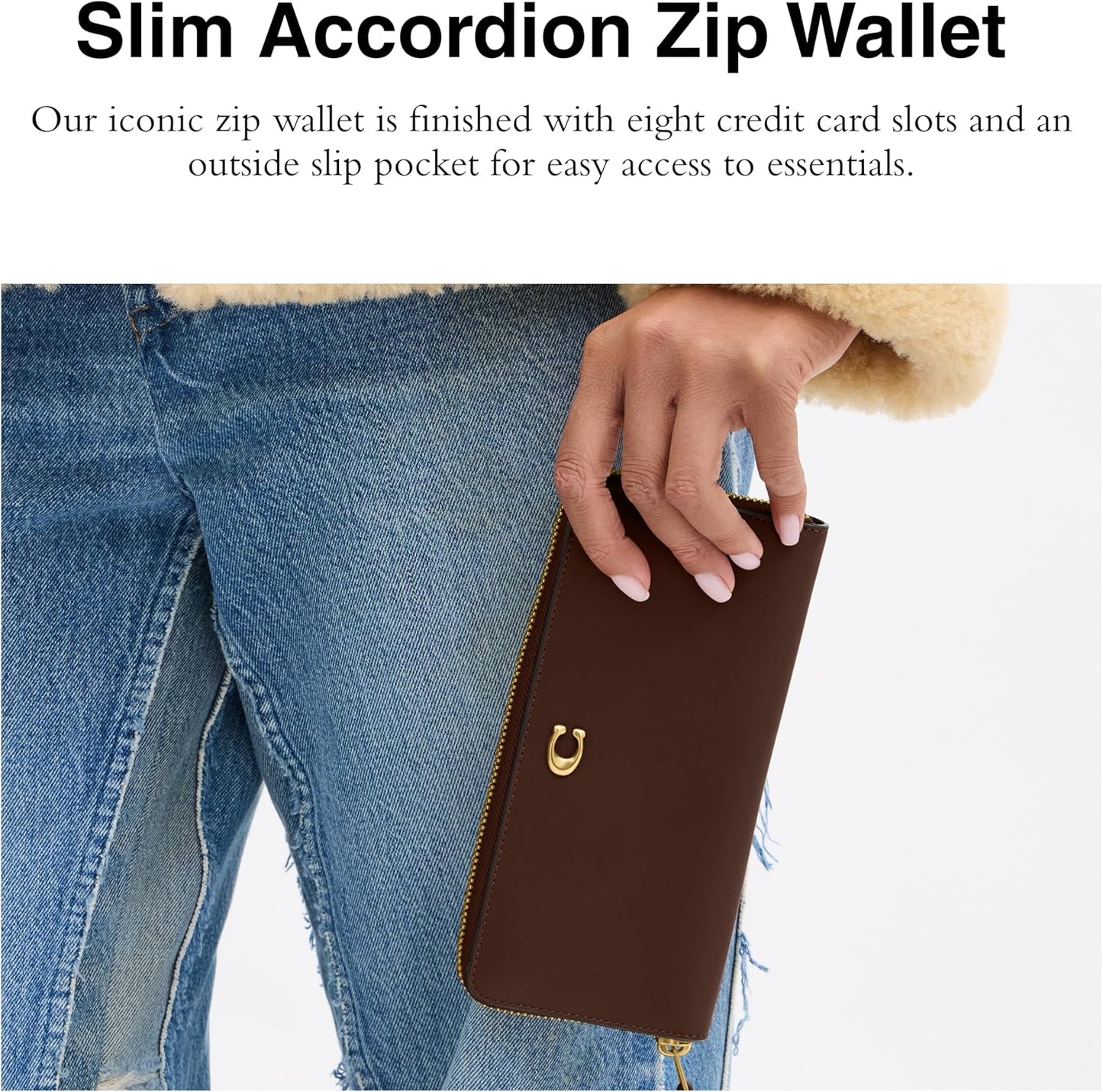 HOTCoach womens Slim Accordion Zip