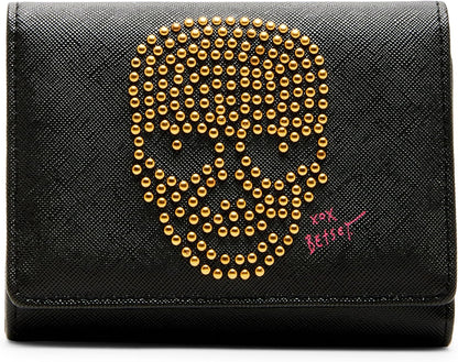 HOTBetsey Johnson Skull Boss Trifold Wallet
