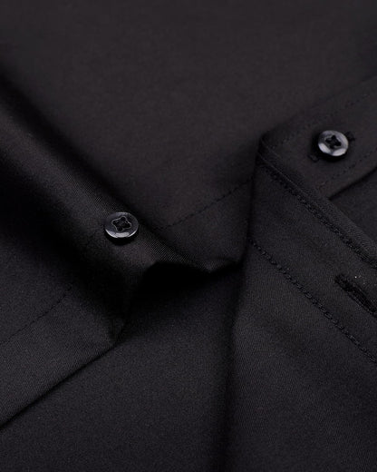 HOTAlimens & Gentle Mens Short Sleeve Dress Shirts Wrinkle Free Solid Casual Button Down Shirts with Pocket