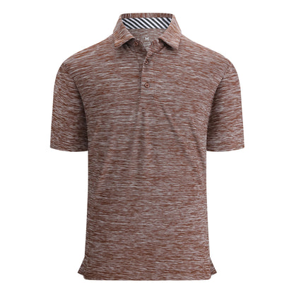 HOTAlex Vando Mens Golf Shirt Moisture Wicking Quick-Dry Short Sleeve Polo | UPF40,Soft & stretch,Sweat resistant,Multi-scene sports & office apparel