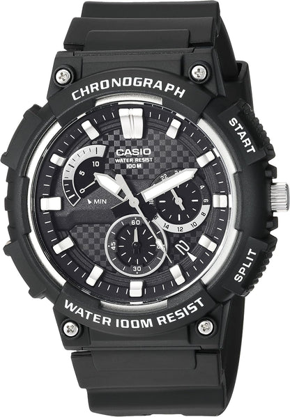HOTCasio MCW200H Series | Men’s Analog Watch |100M WR | Retrograde Chronograph | 1 Second Stopwatch | Date Display | Multi Dial | Resin Glass | Resin Case | Resin Band | 3 Year Batt