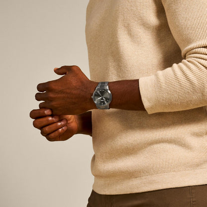 HOTFossil Men's Minimalist Quartz Stainless Steel Three-Hand Watch for Men