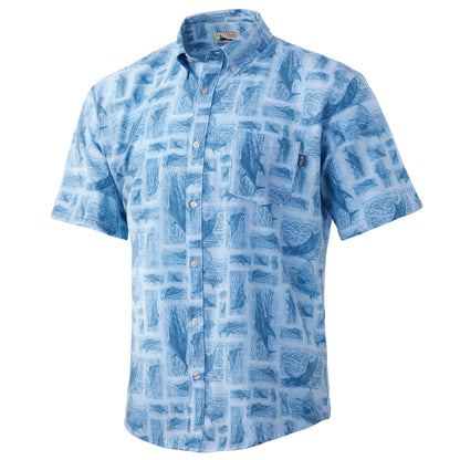 HOTHUK Mens Kona Short Sleeve Shirt | Performance Button Down