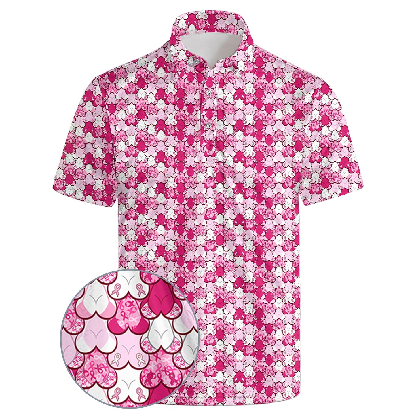 HOTGolf Polos for Men Funny Moisture Wicking Golf Shirts Performance Quick-Dry Polo Shirts Short Sleeve