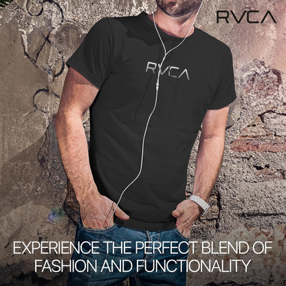 HOTRVCA Mens Short Sleeve Lightweight Lounge Crew Tee Loungewear Crew Neck