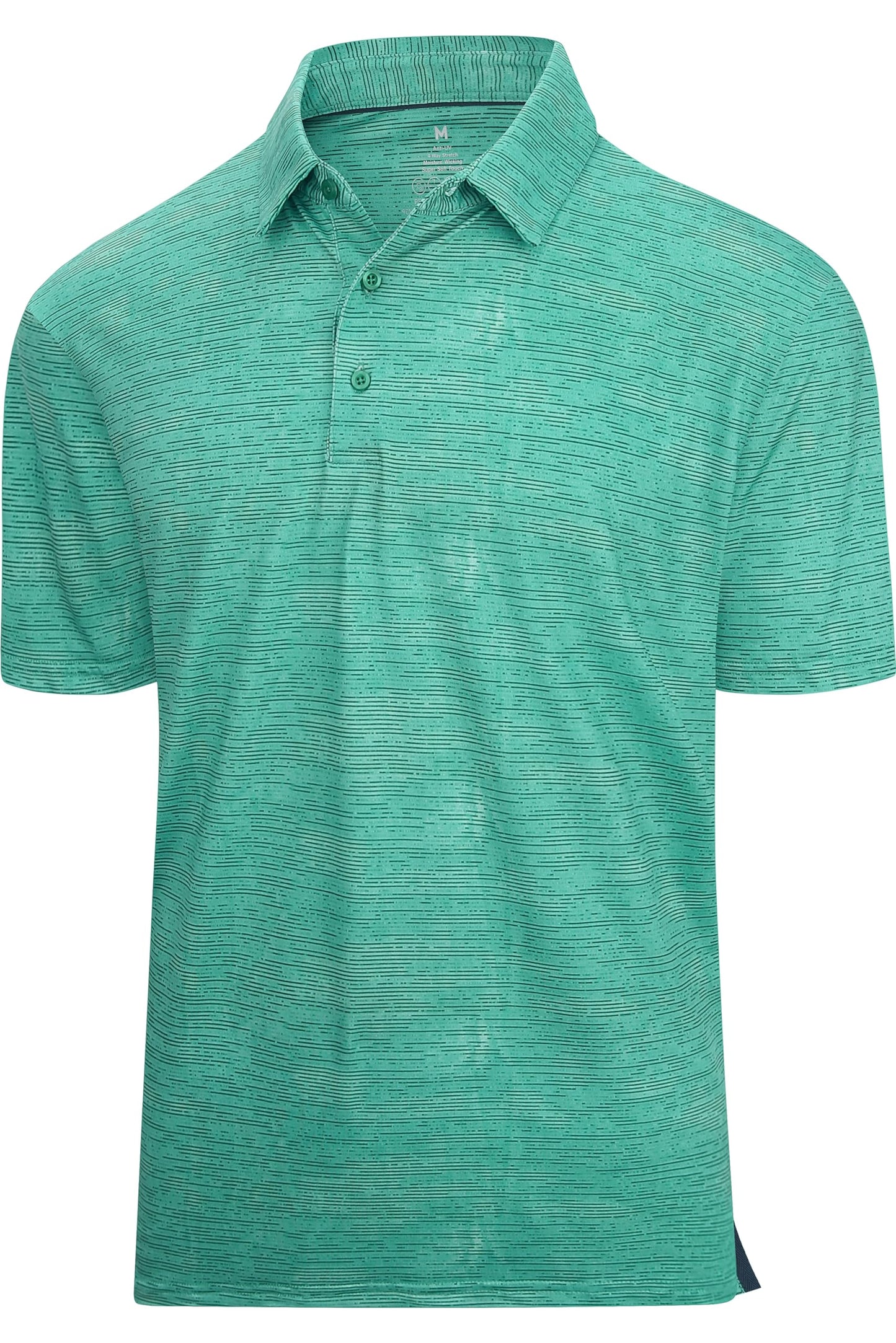 HOTEsabel.C Jacquard Golf Shirts for Men Dry Fit Short Sleeve Collared Polo | Moisture Wicking, Athletic Fit, 4-Way Stretch for Comfort, Wrinkle Free, Lightweight, Ideal for Golf, Casual & Work Wear