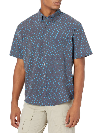 HOTHUK Mens Kona Short Sleeve Shirt | Performance Button Down