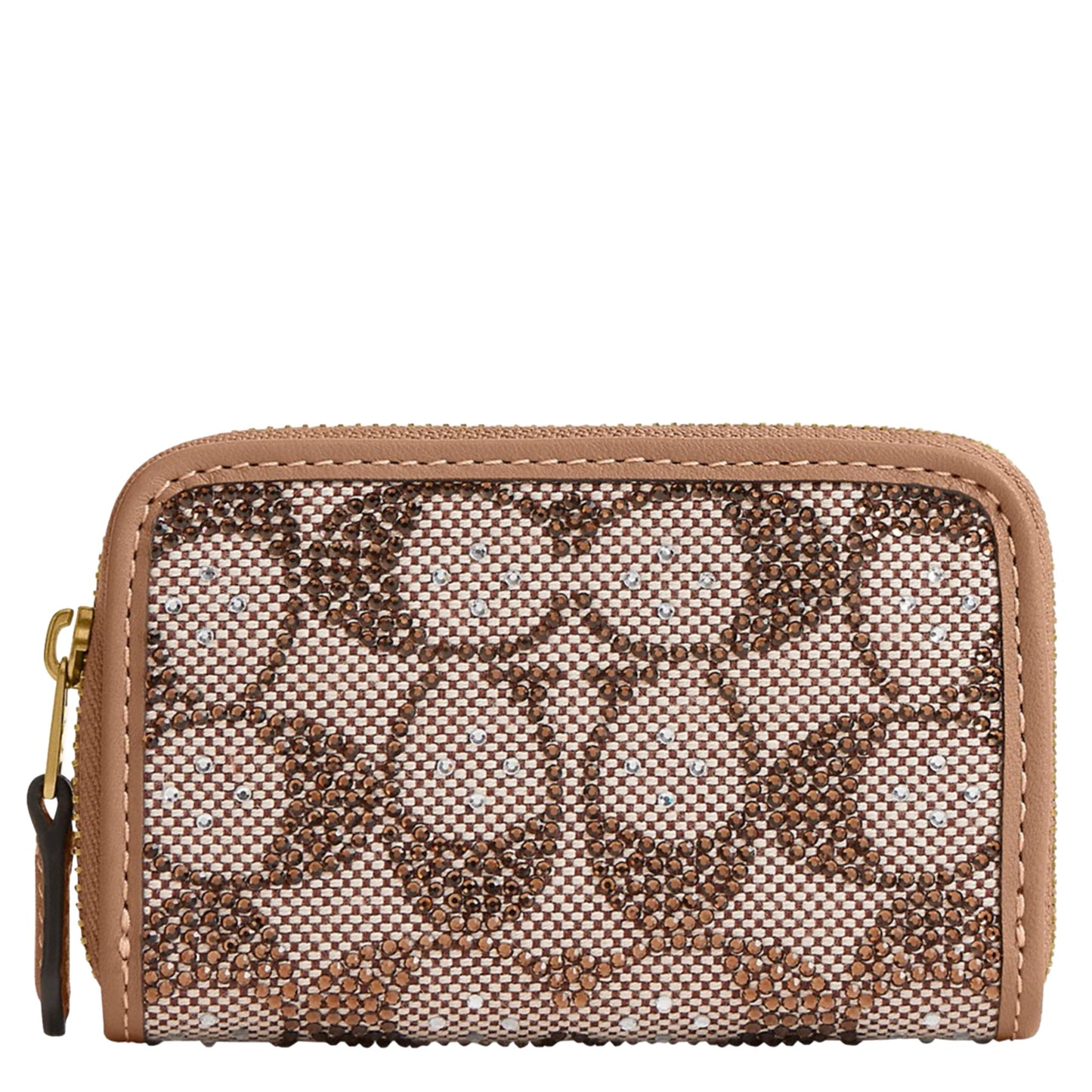 HOTCoach Essential Small Zip Around Card Case with Quilting
