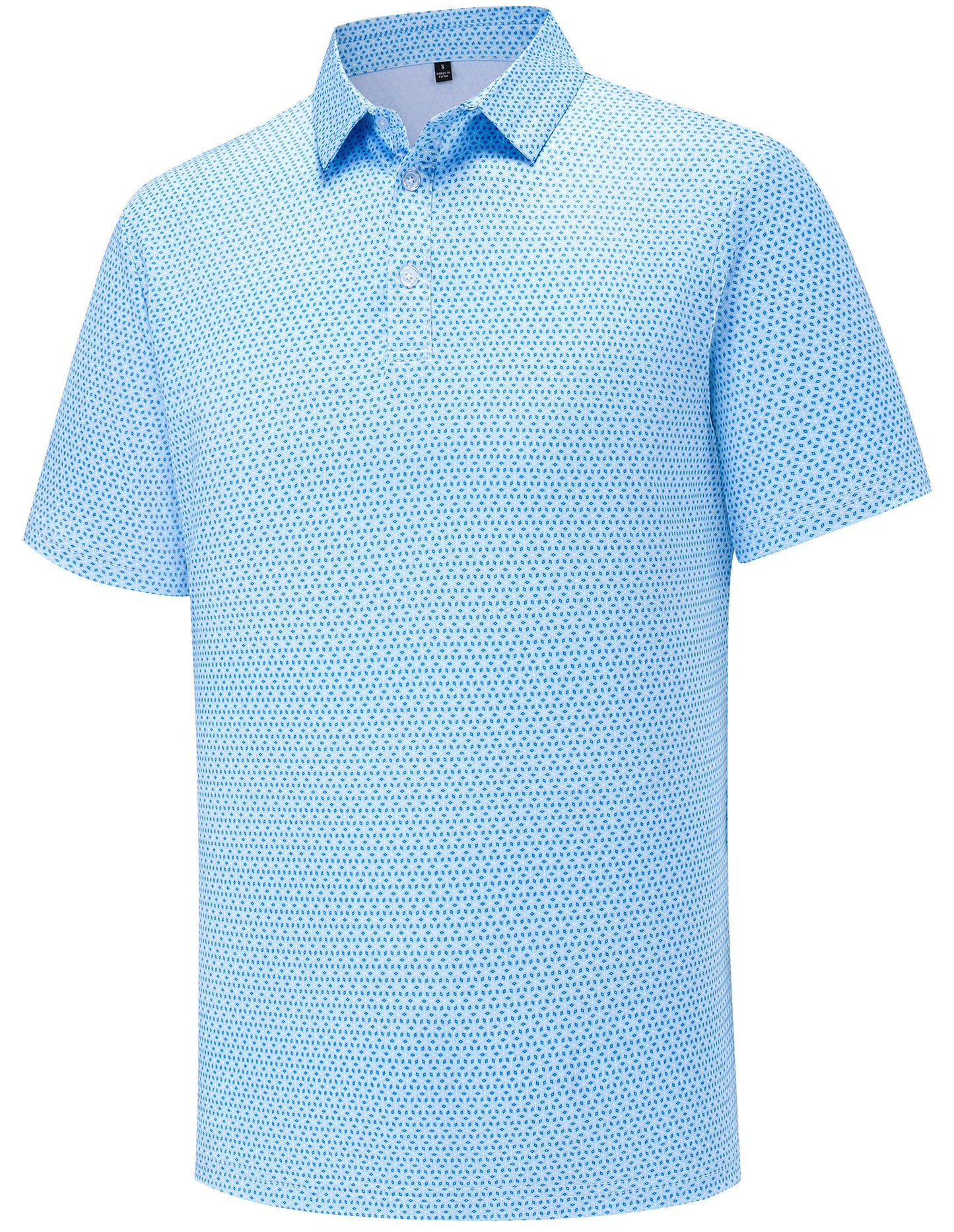 HOTMens Golf Polo Shirts Short Sleeve Moisture Wicking Dry Fit Performance Casual Funny Golf Polo Shirts for Men