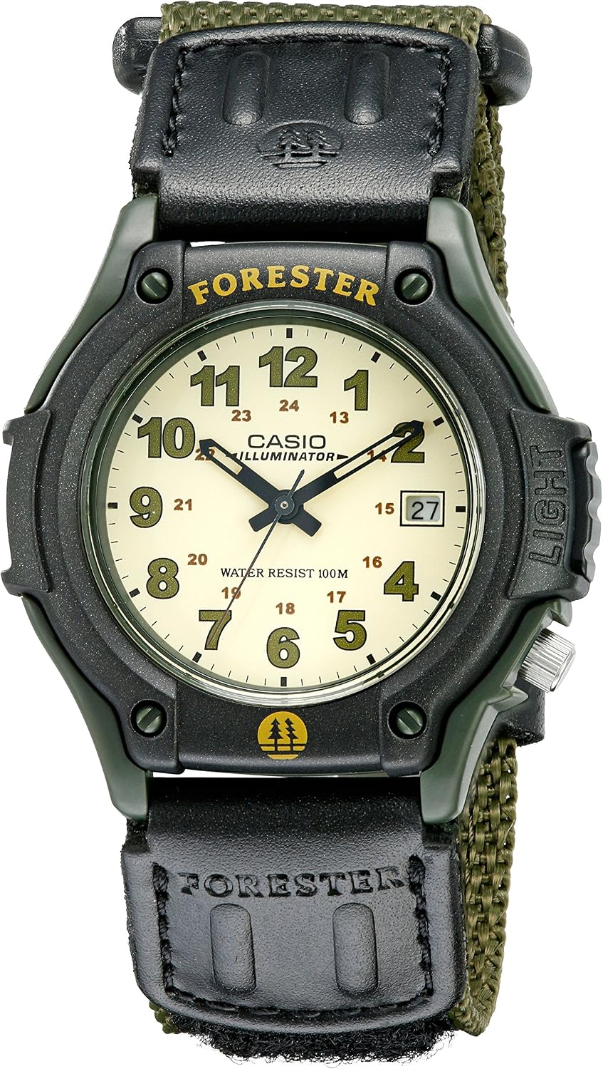 HOTCasio FT500WC Series | Men's Analog Watch | 100 Meter Water Resistance | LED Light | Date Display | Leather/Cloth Band | Regular Time Keeping (HR, Min, SEC, PM, Date, Day) | 3 Year Battery