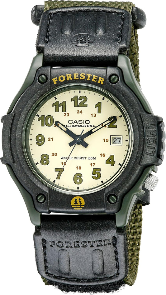 HOTCasio FT500WC Series | Men's Analog Watch | 100 Meter Water Resistance | LED Light | Date Display | Leather/Cloth Band | Regular Time Keeping (HR, Min, SEC, PM, Date, Day) | 3 Year Battery