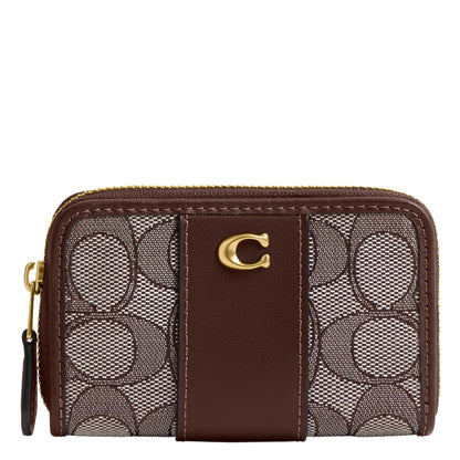 HOTCoach Essential Small Zip Around Card Case with Quilting