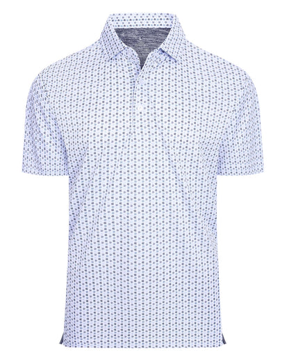 HOTDamipow Premium Golf Shirts for Men Dry Fit Performance Polo Short Sleeve Collared Shirt