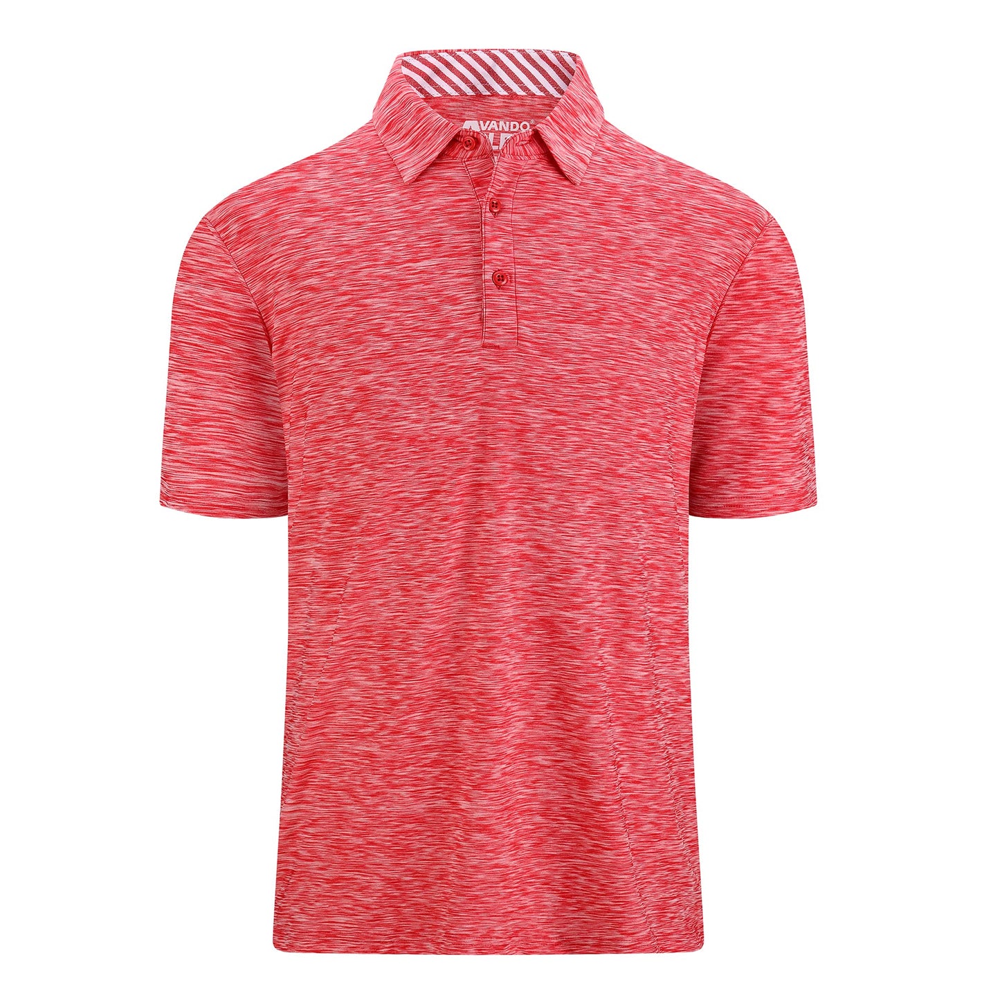 HOTAlex Vando Mens Golf Shirt Moisture Wicking Quick-Dry Short Sleeve Polo | UPF40,Soft & stretch,Sweat resistant,Multi-scene sports & office apparel