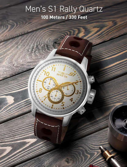 HOTInvicta S1 Rally Stainless Steel Men's Quartz Watch - 48mm