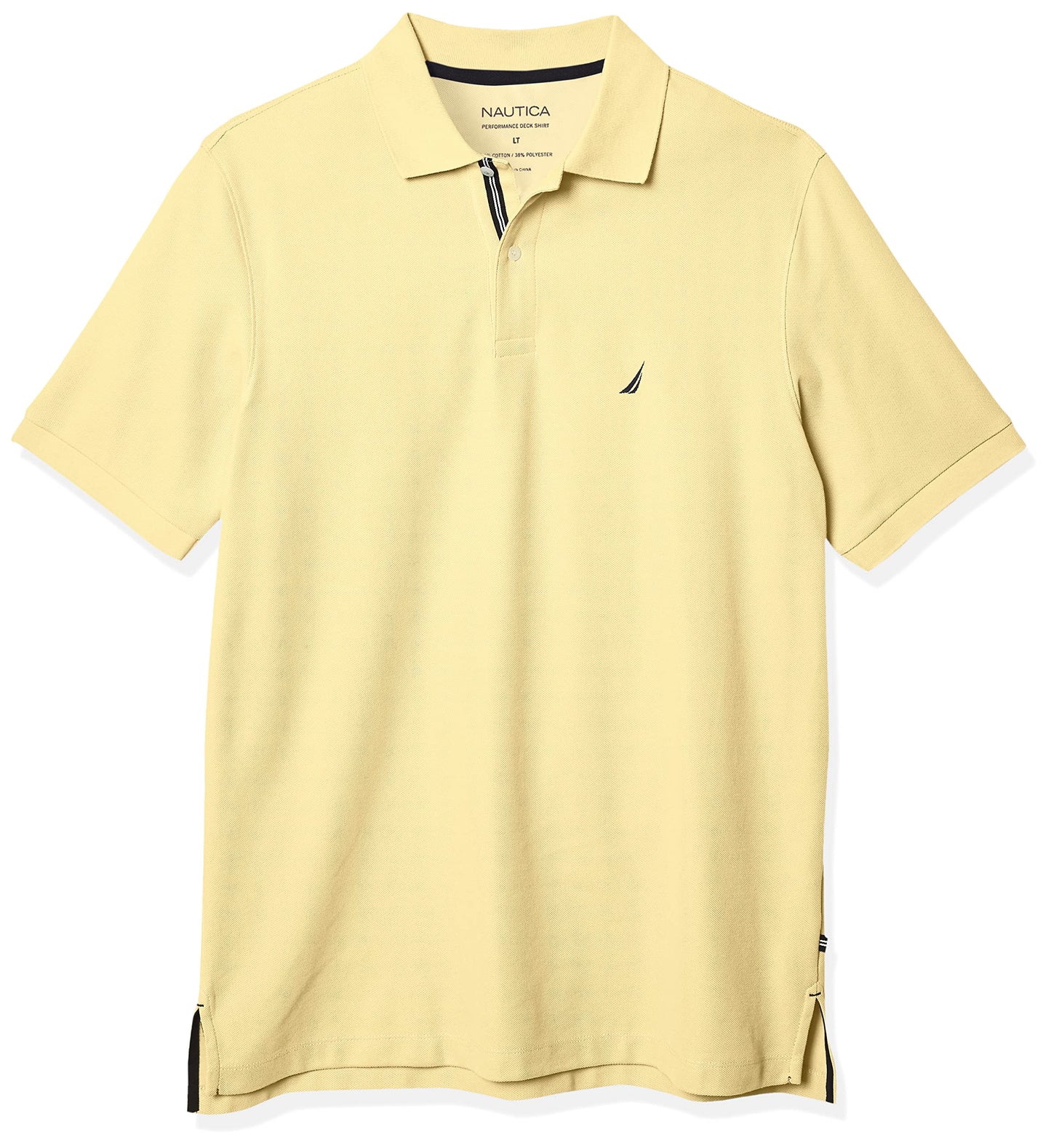 HOTNautica Men's Big and Tall Classic Fit Short Sleeve Solid Performance Deck Polo Shirt | Designed Exclusively for Big & Tall Men