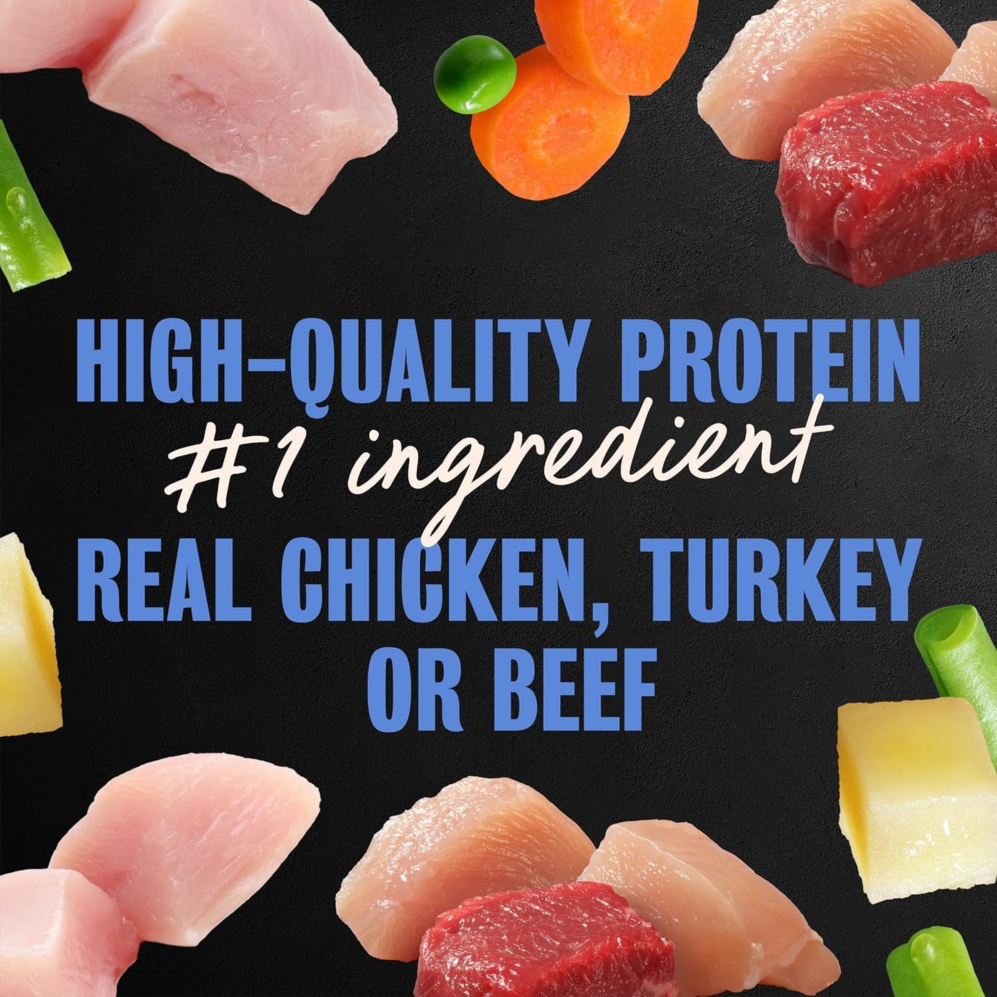 HOTCesar Home Delights Wet Dog Food, Dinner and Stew Variety, 3.5 oz, 24 Count | Real meat #1 ingredient, no fillers, no added sugar, no artificial flavors, complete & balanced, easy peel trays